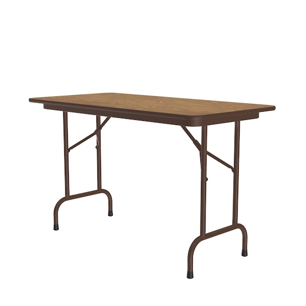 CF Melamine Folding Tables 24x48 Medium Oak